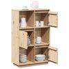 vidaXL Highboard 74x35x117 cm Solid Wood Pine