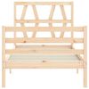 vidaXL Bed Frame without Mattress 100x200 cm Solid Wood