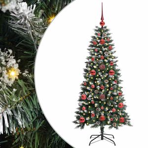 vidaXL Artificial Christmas Tree with 150 LEDs with Stand Green 120 cm
