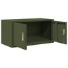 vidaXL Storage Cabinet Olive Green 80 x 40 x 40 cm Steel
