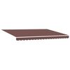 vidaXL Manual Retractable Awning Brown 450x300 cm