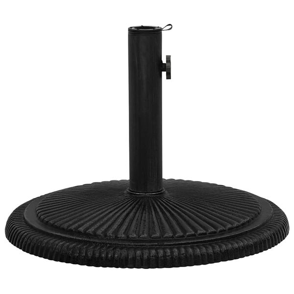 vidaXL Umbrella Base Black 45x45x30 cm Cast Iron