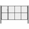vidaXL Garden Gate Steel 350x175 cm Anthracite