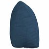 vidaXL Back Pillow Blue 45 x 20 x 35 cm Fabric