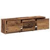 vidaXL TV Cabinet with LEDs Old Wood 140 x 34 x 40 cm Engineered Wood