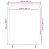 vidaXL Outdoor Roller Blind 120x250 cm Yellow and Blue