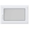 vidaXL Basement Window "RISOR" 90x50 cm Tilt&Turn DIN Right White