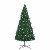 vidaXL Christmas Tree with Decorative String Lights Green 400 cm PVC