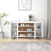 vidaXL Sideboard White 135x41x75 cm Engineered Wood
