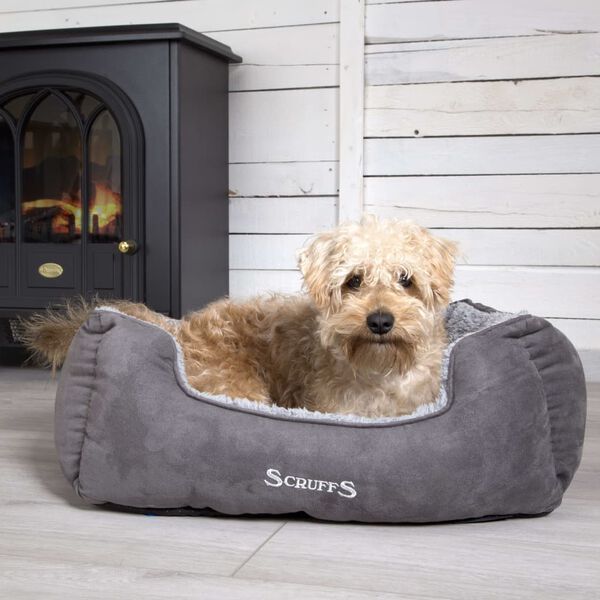 Scruffs Box Bed Cosy Grey S