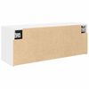 vidaXL Bathroom Wall Cabinet White 80x25x30 cm Engineered Wood
