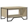 vidaXL Coffee Table Sonoma Oak 75x51x40 cm Engineered Wood