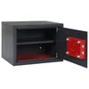vidaXL Safe Box with Lock Dark grey 35 x 25 x 25 cm Steel