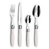 Lou Laguiole 24-Piece Cutlery Set "Comptoir" Cream