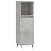 vidaXL 3 Piece Bathroom Cabinet Set Concrete Grey Engineered Wood