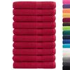 vidaXL Premium Towels SOLUND 10 pcs Red 100x200 cm 600 gsm