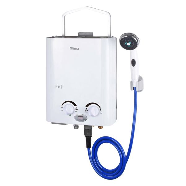 Qlima Portable Gas Water Heater PGWH 1010 White