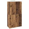 vidaXL Office Cabinet Black Oak 60 x 32 x 115 cm Engineered Wood