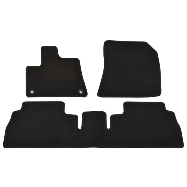 vidaXL 3 Piece Car Mat Set for Opel Combo E Tour
