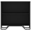 vidaXL Bookcase Black 80x31x74.5 cm Engineered Wood