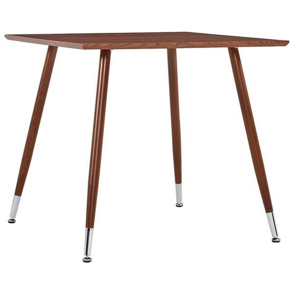 vidaXL Dining Table Brown 80.5x80.5x73 cm MDF