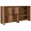 vidaXL Sideboard 2 pcs Old Wood 70 x 41 x 75 cm Engineered Wood