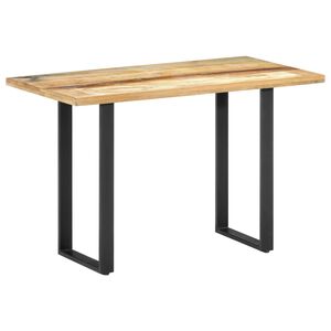 vidaXL Dining Table 120x60x76 cm Solid Reclaimed Wood