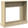 vidaXL Fireplace Surround Sonoma Oak 100x30x87.5 cm Engineered Wood