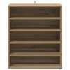 vidaXL Shoe Cabinet Artisan Oak 60x35x70 cm Engineered Wood