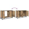 vidaXL Bathroom Furniture Set 3 pcs Artisan oak Engineered wood