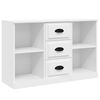 vidaXL Sideboards 3 pcs White Engineered Wood