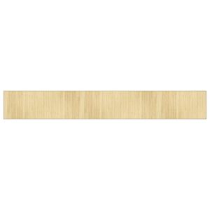vidaXL Rug Rectangular Light Natural70x500 cm Bamboo