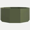 vidaXL Planter Olive Green 120 x 120 x 50 cm Steel