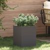 vidaXL Garden Planter Black 32 x 32 x 40 cm Cold-rolled steel