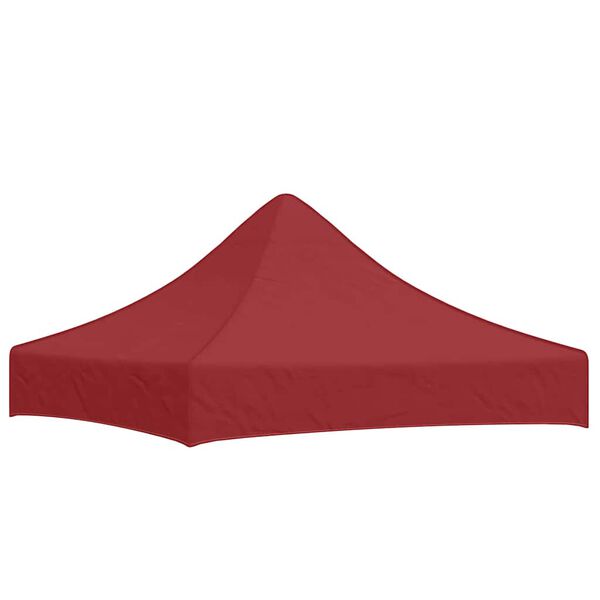 vidaXL Party Tent Roof 2x2 m Burgundy 270 g/m&sup2;