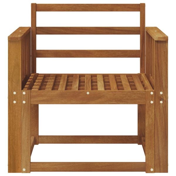 vidaXL Outdoor Sofa Solid Acacia Wood Natural