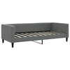vidaXL Daybed with Trundle without Mattress Dark Grey 90x190 cm Single