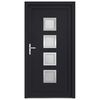 vidaXL Front Door Anthracite 98x208 cm PVC