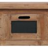 vidaXL TV Cabinet with 3 Drawers 120x30x40 cm Solid Mahogany Wood