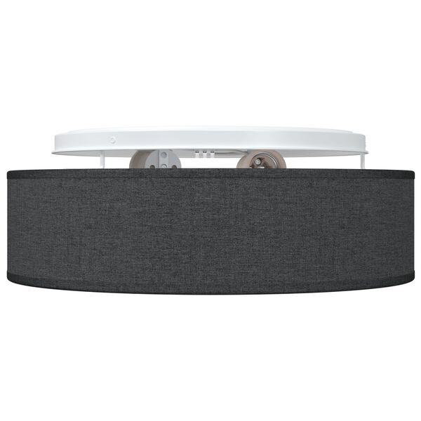 vidaXL Ceiling Lamp with Spotlights Black 38 x 38 x 13.5 cm Fabric