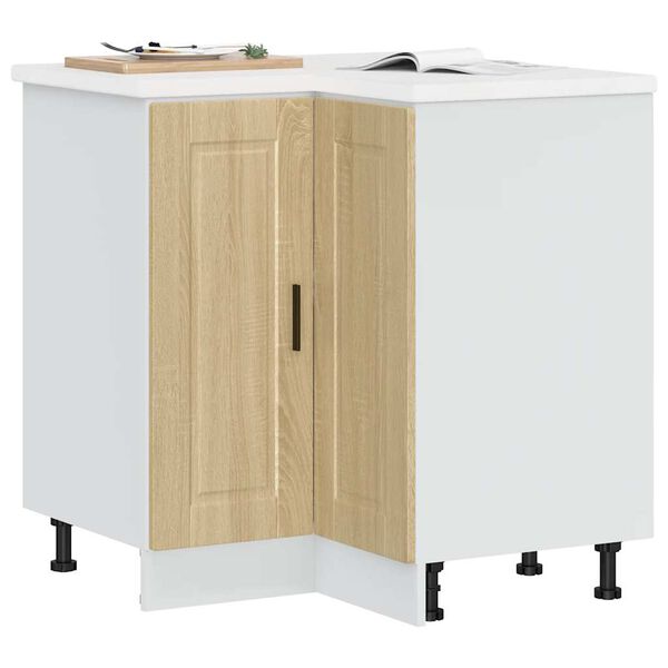 vidaXL Kitchen Corner Base Cabinet&nbsp;Porto Sonoma Oak Engineered Wood