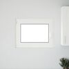vidaXL Basement Window "RISOR" 80x60 cm Tilt&Turn DIN Left White