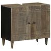 vidaXL Bathroom Sink Cabinet 62x33x58 cm Solid Wood Mango