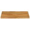 vidaXL Table Top Live Edge 90x60x3.8 cm Solid Wood Mango