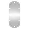 vidaXL Wall Mirror with LED Lights 45x100 cm Glass Oval