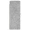 vidaXL Wall Mounted Cabinet Concrete Grey 69.5x34x90 cm Engineered Wood