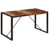 vidaXL Dining Table 140x70x75 cm Solid Reclaimed Wood