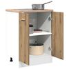 vidaXL Bottom Cabinet Lyon Artisan Oak 60x46x81.5 cm Engineered Wood