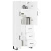 vidaXL Highboard White 69.5x34x180 cm Engineered Wood