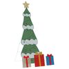 vidaXL Lighted Christmas Tree with 3 Gift Boxes 2D Warm White 150 cm